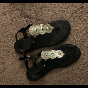Black sandals